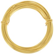 Filo di alluminio anodizzato 1,5 mm - Oro x10m
