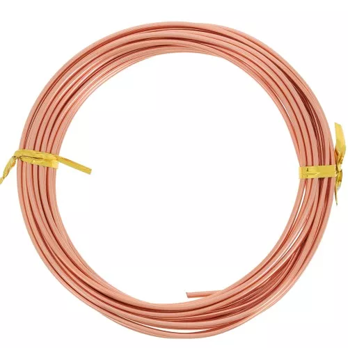Filo di alluminio anodizzato 2 mm - Rame x5m
