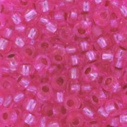 Perla Preciosa 11/0 2 mm - Rosa con rivestimento argentato x 20 g
