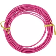 Filo di alluminio anodizzato da 2 mm - Magenta x5m