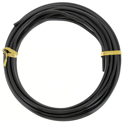 Filo di alluminio anodizzato da 3 mm - Nero x5m