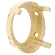 Castone griffe per PureCrystal 4122 Oval Rivoli 14x10,5 mm - Dorato x1