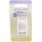 Filo di rame Artistic Wire 0,81 mm - Placcato argento anti-ossidazione x 5,5 m
