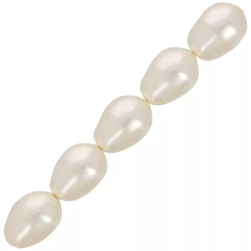 Perle PureCrystal 5821 11x8 mm - Perla crema x5
