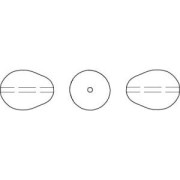 Perle PureCrystal 5821 11x8 mm - Perla crema x5