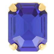 Cristallo incastonato Aurora A4610 Step Cut Octagon 10x8 mm - Doré - Capri Blue x1|raw }}