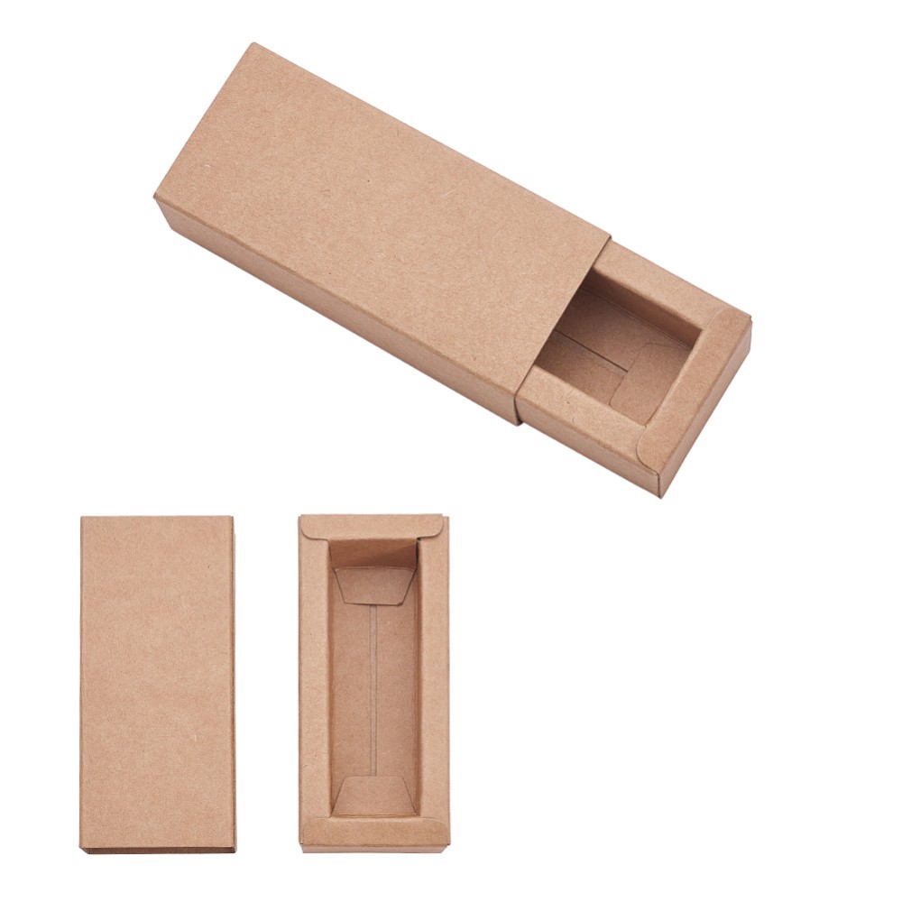 50 scatole regalo in carta kraft marrone, scatole per spedizioni in cartone naturale - Italia