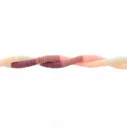 Perle rondelle in pasta polimerica Heishi 6x1mm - Mix n°13 - Bordeaux - Crema x39cm