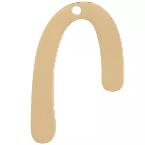 Pendente design 30x19 mm - Acciaio inossidabile 316L Oro x1