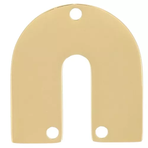 Distanziatore a U 17x16 mm - Acciaio inossidabile 316L oro x1