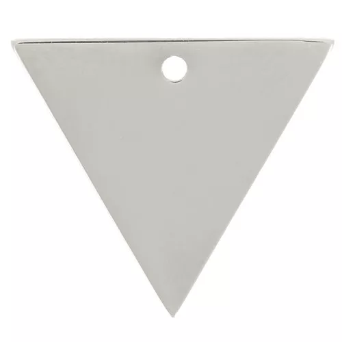 Ciondolo triangolo 15x13 mm - Acciaio inossidabile 316L x1
