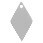 Ciondolo rombo 15x8 mm - Acciaio inox 316L x1