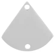 Distanziatore a triangolo 12x12,5 mm - Acciaio inossidabile 316L x1