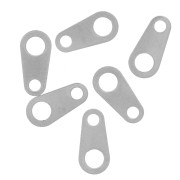 Chiusure ovali 8x4 mm - acciaio inox 304 x10