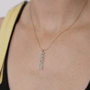 Girocollo a maglia Paloma 0,6 mm - Acciaio inossidabile 316L oro x48cm