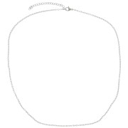 Girocollo a maglia Forzatina 1,2 mm - Acciaio inossidabile 316L x48cm