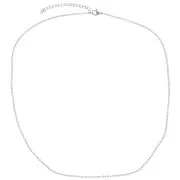 Girocollo a maglia Forzatina 1,2 mm - Acciaio inossidabile 316L x48cm