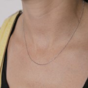 Girocollo a maglia Forzatina 1,2 mm - Acciaio inossidabile 316L x48cm