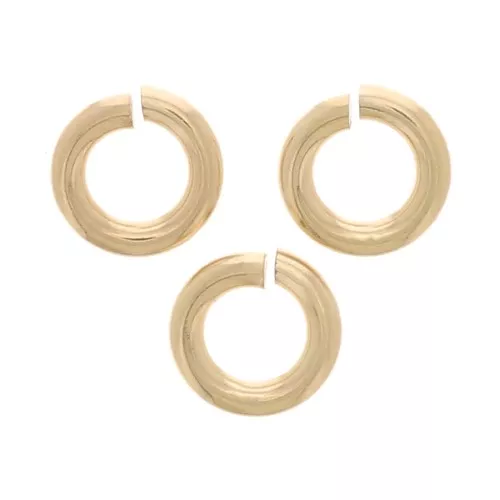 Anelli aperti 3,5x0,76 mm - Gold filled x10