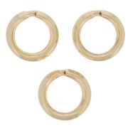 Anelli doppi 6,2x1 mm - Gold filled x5|raw }}
