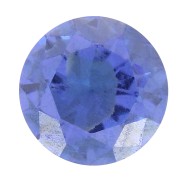 Cabochon rotondo di ossido di zirconio da 4 mm - Tanzanite x1|raw }}
