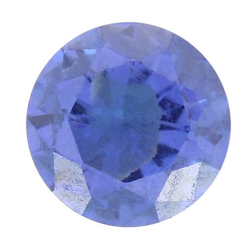 Cabochon rotondo di ossido di zirconio da 4 mm - Tanzanite x1