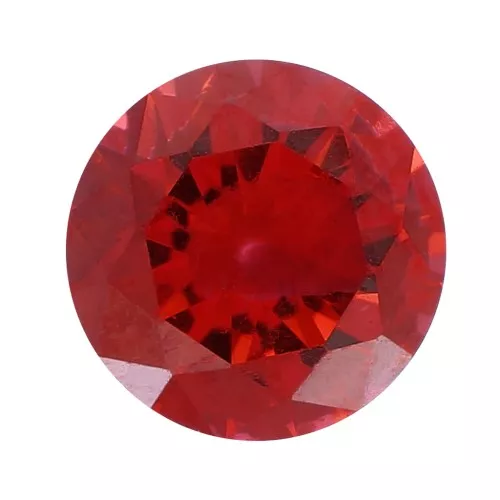 Cabochon rotondo di ossido di zirconio da 3 mm - Granato scuro x1