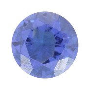 Cabochon rotondo di ossido di zirconio 3 mm - Tanzanite x1