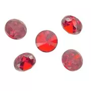 Cabochon rotondi di ossido di zirconio da 2 mm - Granato scuro x5