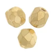 Perle sfaccettate 3 mm - 24k Gold plated x1200
