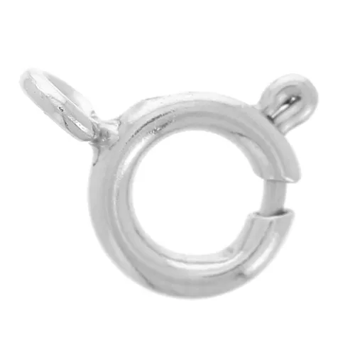 Chiusure a molla da 5 mm con anello chiuso - acciaio inox 304L x10