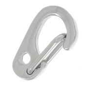 Chiusure a moschettone di sicurezza da 11 mm - Acciaio inossidabile 316L x10