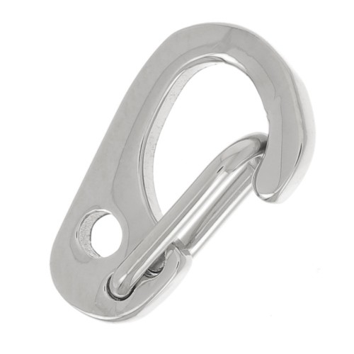Chiusure a moschettone di sicurezza da 11 mm - Acciaio inossidabile 316L x10