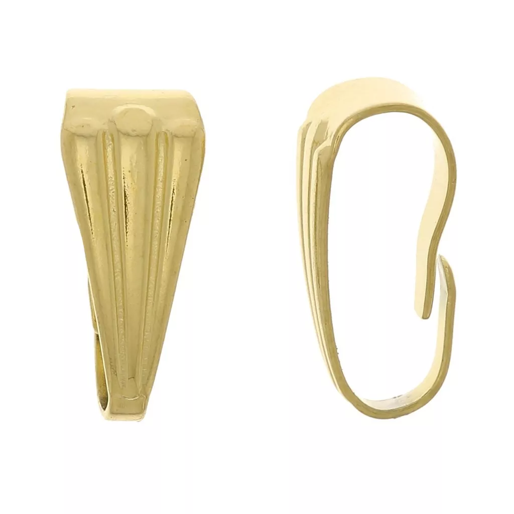 555Jewelry - Orecchini pendenti a strati in acciaio inox, per