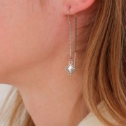 Orecchini a maglia veneziana da 38 + 43 mm - acciaio inox 304 x20