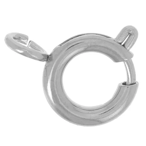 Chiusura a molla da 8 mm con anello aperto - Acciaio inox 316L x1