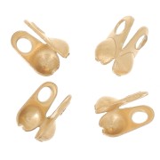 Terminali per catena a pallina da 1,5 mm - Acciaio inox 304 dorato x4