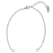 Bracciale per distanziatore 18cm Maglia forzatina - Acciaio inox 304 x1