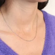 Girocollo a rete Forzatina 1,6 mm - Acciaio inossidabile 316L x48cm