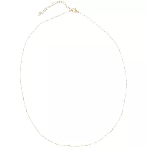 Girocollo a maglia Forzatina 1,2 mm - Acciaio inossidabile 316L dorato x48cm