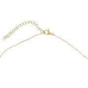 Girocollo a maglia Forzatina 1,2 mm - Acciaio inossidabile 316L dorato x48cm