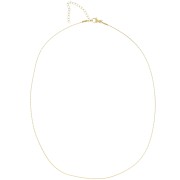 Collana a giro collo in maglia Paloma 0,9 mm - Acciaio inossidabile 304 Dorato x 48 cm