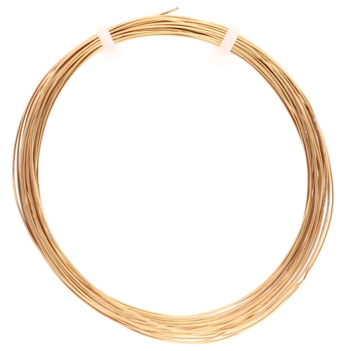 Filo tondo flessibile 0,4 mm - acciaio inox 304L Gold x5m