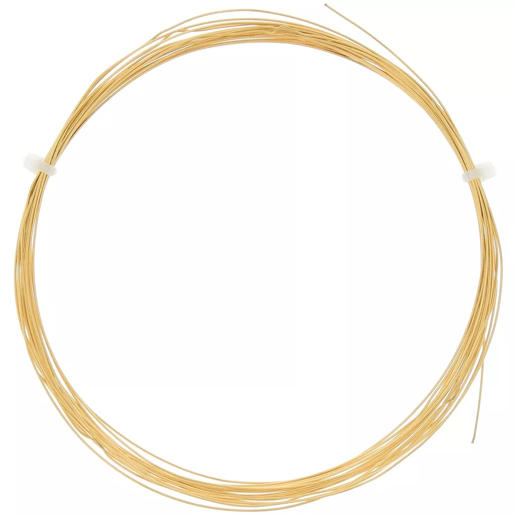 10 Fili Di Ottone Tondi Per Gioielli Fai Da Te, Diametro 0.5mm Lunghezza 200mm, Semiduri, Colore Oro