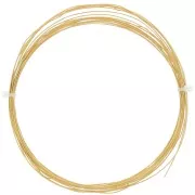 Filo flessibile rotondo da 0,6 mm - Acciaio inox 304L oro x5m