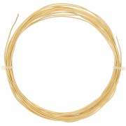 Filo flessibile rotondo da 1 mm - Acciaio inox 304L oro x5 m|raw }}
