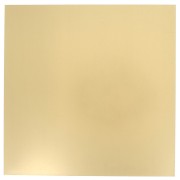 Piastra in ottone 200x200 mm - spessore 0,6 mm - Ottone x1