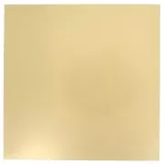 Piastra in ottone 200x200 mm - spessore 0,6 mm - Ottone x1