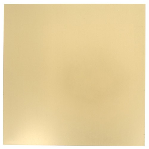 Piastra in ottone 200x200 mm - spessore 0,6 mm - Ottone x1