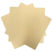 Piastra in ottone 200x200 mm - spessore 0,6 mm - Ottone x1